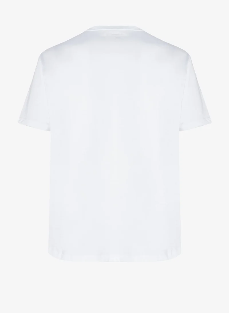 كالفن كلاين جينز تي شيرت قصير الأكمام برسومات